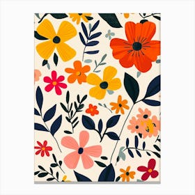 Floral Pattern Canvas Print