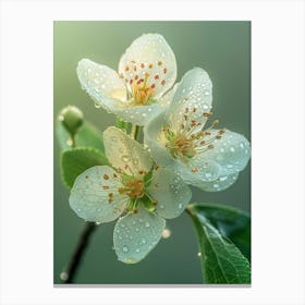 Blossoms In The Rain Canvas Print