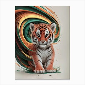 Tiger Cub Canvas Print