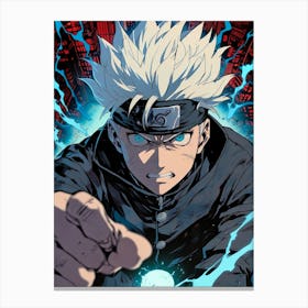 Satoru Gojo Jujutsu Kaisen Anime Manga 4 Canvas Print