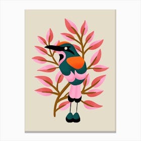 Guardabarranco Bird Canvas Print