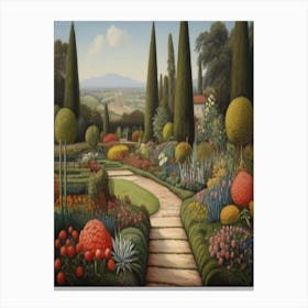 Tuscan Garden Canvas Print