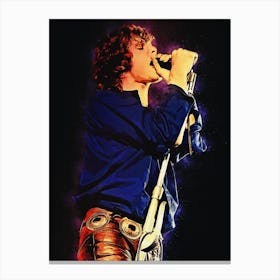 Spirit Of Jim Morrison On Stage At The Hollywood Bowl 1968 Canvas Print