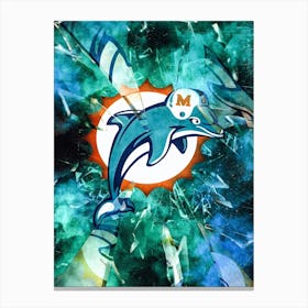 Miami Dolphins Canvas Print