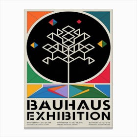 Bauhaus Exhibition art print Canvas Print