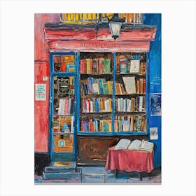 London Book Nook Bookshop 6 Canvas Print