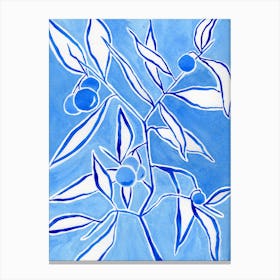 Blue And White Painting Canvas Print