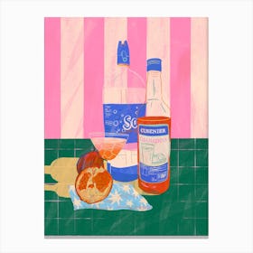 Soda And Grenadine Canvas Print