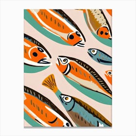 Sardines Canvas Print