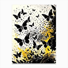 Butterflies In Flight 3 Canvas Print