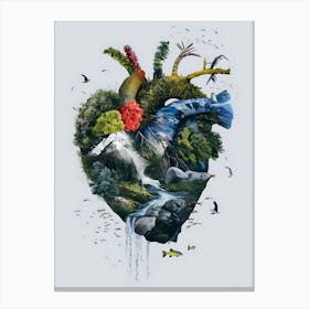 Heart Of Nature Canvas Print