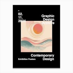 Graphic Design Archive Poster 50 Canvas Print