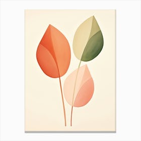 Abstract Botanical Art Canvas Print