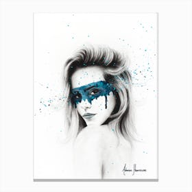 Her Mask Canvas Print