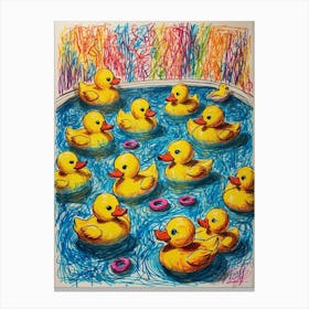 Rubber Ducks 2 Canvas Print