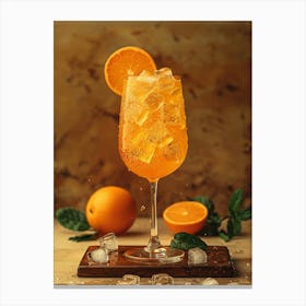 Orange Cocktail 30 Canvas Print