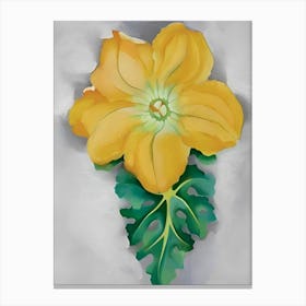 Georgia O'Keeffe - Squash Blossom No. II, 1925 Canvas Print