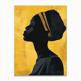 Tribal Odyssey|The African Woman Series Canvas Print