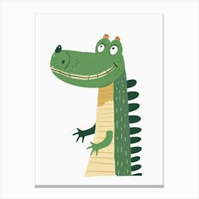 Crocodile Canvas Print