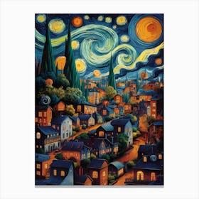 Starry Night 17 Canvas Print