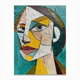 Abstract Portrait Of A Woman 82 Canvas Print