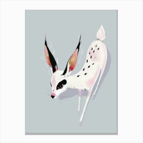 White Animal Canvas Print