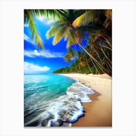 Beach Scene 1 Canvas Print