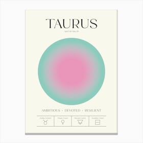 Taurus Canvas Print