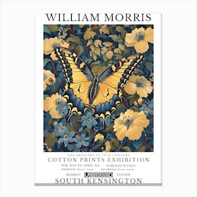 William Morris Exhibition Insects Series 29 Canvas Print