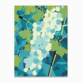 Grapes Illustration 4 Canvas Print