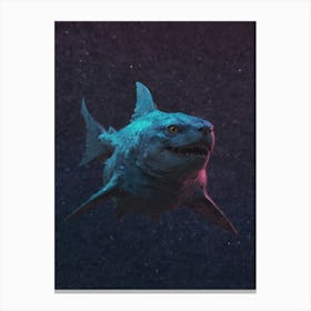 Blue Shark Canvas Print