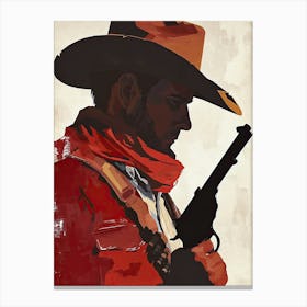 The Cowboy’s Courage 1 Canvas Print