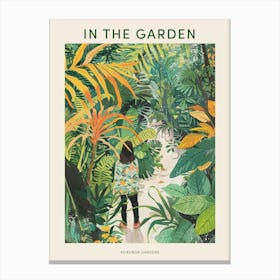 In The Garden Poster Keirunga Gardens New Zealand 2 Canvas Print