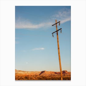 Ghost Ranch Sunset II on Film Canvas Print