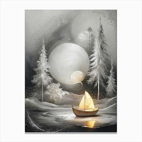 Sailor In The Moonlight Canvas Print