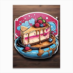 Slice Of Cake Canvas Print