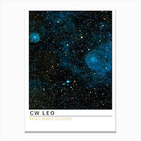 Cw Leo Wars And Hubble Telescope Canvas Print