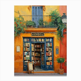 Seville Book Nook Bookshop 2 Canvas Print