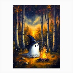 Ghost In The Woods 3 Canvas Print