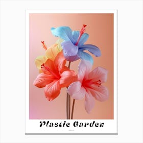 Dreamy Inflatable Flowers Poster Hibiscus 2 Canvas Print