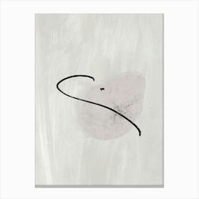 Abstract Beige Art Canvas Print