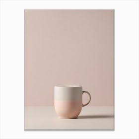 Pink Mug Canvas Print