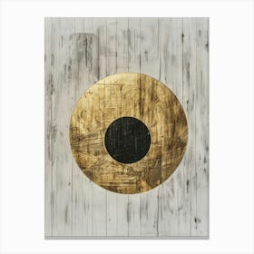 Gold Circle Canvas Print