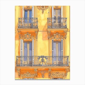 Malaga Europe Travel Architecture 2 Canvas Print