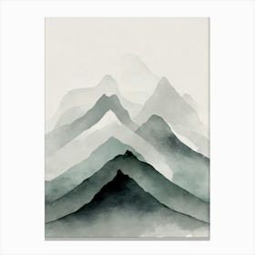 The Highest Peaks Canvas Print