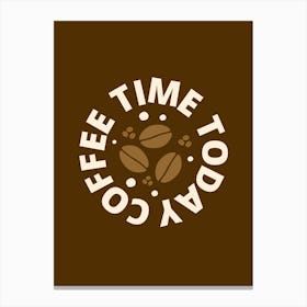 Coffee Time Canvas Print