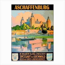 Aschaffenburg, Bavaria, Germany Canvas Print