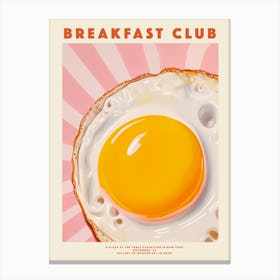 Breakfast Club Canvas Print