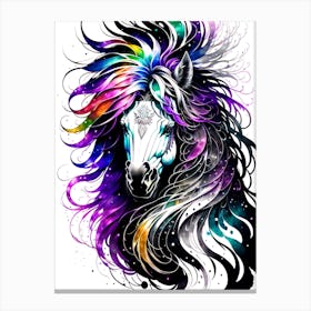 Rainbow Horse 1 Canvas Print