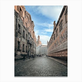 Streets Of Dresden Germany 02 Canvas Print